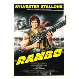 CARTE POSTALE RAMBO