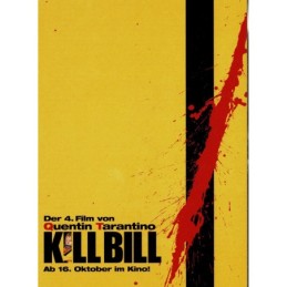 CARTE POSTALE KILL BILL