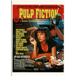 CARTE POSTALE PULP FICTION